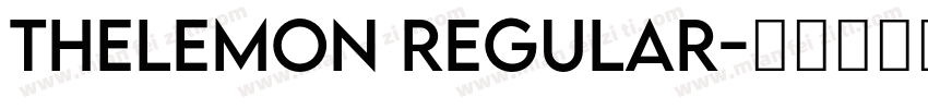 TheLemon Regular字体转换